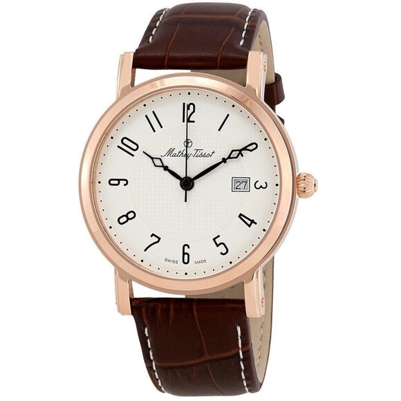 NWT Mathey-Tissot Fashion Men's Quartz Steel Authentic Watch - Picture 1 of 3